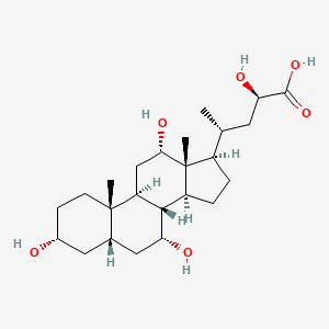 molecular formula C24H40O6 B1206890 α-海豹胆酸 CAS No. 6879-45-4