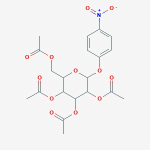 molecular formula C20H23NO12 B120690 beta-D-Galactopyranoside, 4-nitrophenyl, 2,3,4,6-tetraacetate CAS No. 2872-66-4