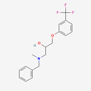 1-[Benzyl(methyl)amino]-3-[3-(trifluoromethyl)phenoxy]propan-2-ol
