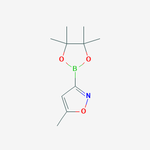 molecular formula C10H16BNO3 B12069065 5-Methyl-3-(4,4,5,5-tetramethyl-1,3,2-dioxaborolan-2-yl)isoxazole 