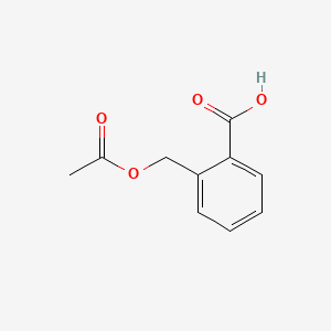 molecular formula C10H10O4 B1206912 2-(乙酰氧甲基)苯甲酸 CAS No. 35461-75-7