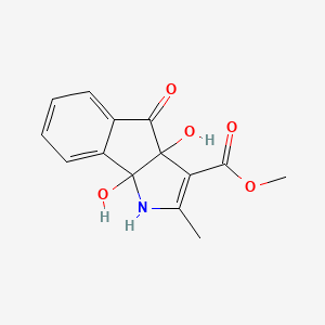 molecular formula C14H13NO5 B1206917 Eboracin CAS No. 57310-23-3