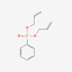 molecular formula C12H15O3P B12069262 Diallyl phenylphosphonate CAS No. 2948-89-2