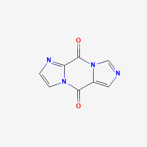 molecular formula C8H4N4O2 B12069432 1,4,7,11-tetrazatricyclo[7.3.0.03,7]dodeca-3,5,9,11-tetraene-2,8-dione CAS No. 99560-60-8
