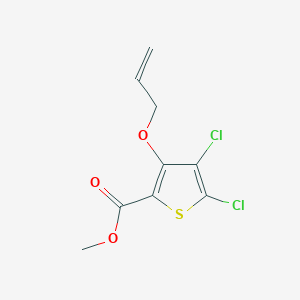molecular formula C9H8Cl2O3S B12069515 Methyl 3-(allyloxy)-4,5-dichlorothiophene-2-carboxylate 