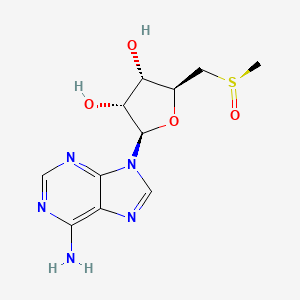 molecular formula C11H15N5O4S B12069530 (S)-5'-Deoxy-5'-(methylsulfinyl)adenosine CAS No. 897-42-7