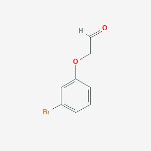 molecular formula C8H7BrO2 B12069644 2-(3-Bromophenoxy)acetaldehyde 