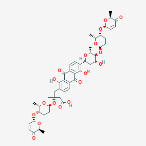 molecular formula C49H58O18 B12069689 Vineomycin B2 
