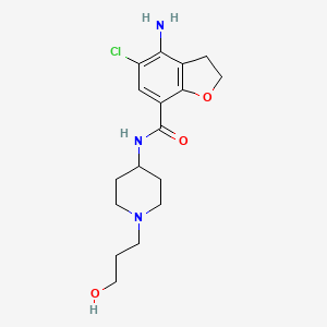 molecular formula C17H24ClN3O3 B12069704 Desmethyl Prucalopride CAS No. 1599434-55-5