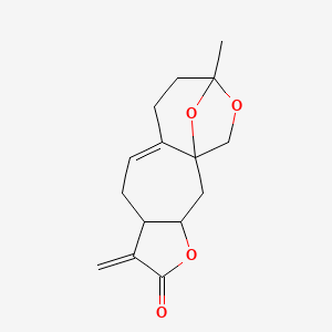 molecular formula C15H18O4 B1206973 Dihydrogriesenin CAS No. 20087-05-2