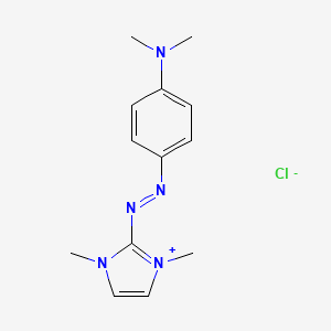 molecular formula C13H18ClN5 B1206981 Basic Red 51 CAS No. 77061-58-6