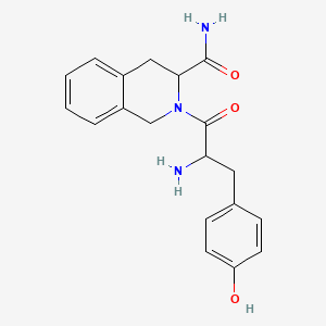 molecular formula C19H21N3O3 B12069865 H-Tyr-L-1,2,3,4-tetrahydroisoquinoline-3-carboxamide . HCl 