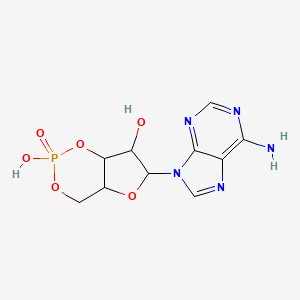 molecular formula C10H12N5O6P B1206989 Acrasin CAS No. 24493-93-4