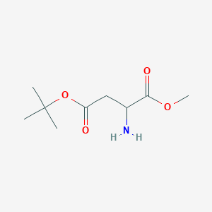 molecular formula C9H17NO4 B12069891 H-Asp(OtBu)-OMe CAS No. 6691-11-8