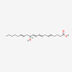 molecular formula C20H32O3 B1206991 12-Hydroxyicosa-5,8,10,14-tetraenoic acid 
