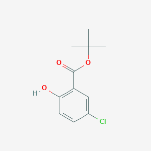 molecular formula C11H13ClO3 B12069915 Tert-butyl 5-chloro-2-hydroxybenzoate CAS No. 255908-45-3
