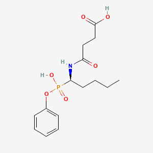 Phenyl[1-(n-succinylamino)pentyl]phosphonate