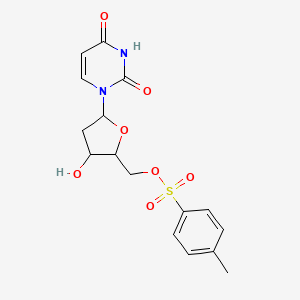 molecular formula C16H18N2O7S B12069994 2'-Deoxy-5'-O-p-toluenesulfonyluridine 