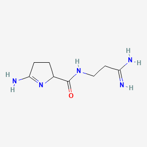 molecular formula C8H15N5O B1207004 Noformicin CAS No. 16426-41-8