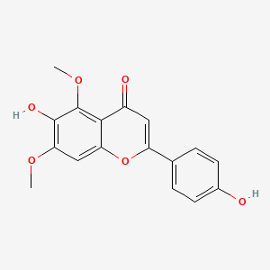 molecular formula C17H14O6 B1207005 4',6-Dihydroxy-5,7-dimethoxyflavone CAS No. 33028-99-8