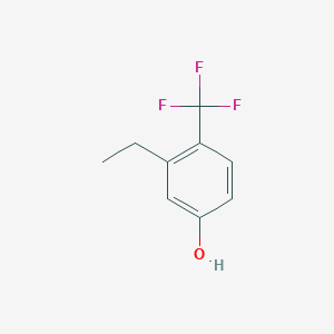 molecular formula C9H9F3O B12070081 3-Ethyl-4-(trifluoromethyl)phenol 