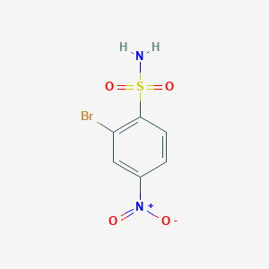 molecular formula C6H5BrN2O4S B12070124 2-Bromo-4-nitrobenzenesulfonamide 
