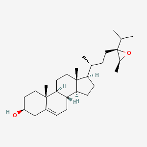 molecular formula C29H48O2 B1207017 (3beta,24S,24'S)-fucosterol epoxide CAS No. 55870-01-4