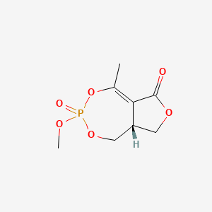 molecular formula C8H11O6P B1207019 Cyclophostin 