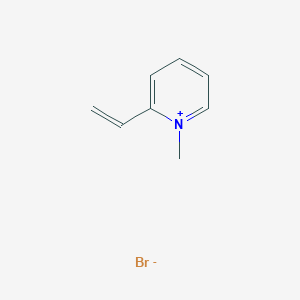 molecular formula C8H10BrN B1207021 2-Ethenyl-1-methylpyridinium bromide CAS No. 29471-77-0
