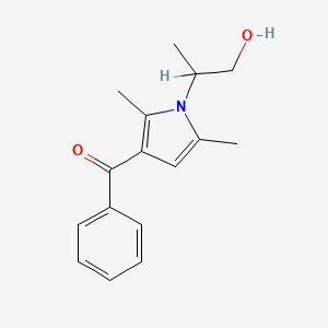 2-(3-Benzoyl-2,5-dimethylpyrrol-1-yl)propanol