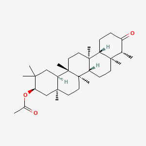 molecular formula C32H52O3 B1207028 21-Acetoxyfriedelan-3-one CAS No. 84749-92-8