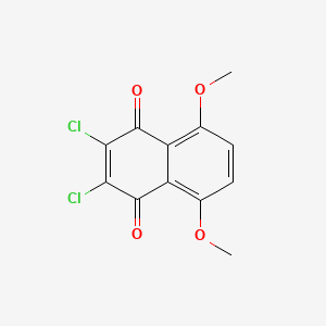 molecular formula C12H8Cl2O4 B1207033 2,3-Dichloro-5,8-dimethoxy-1,4-naphthoquinone 