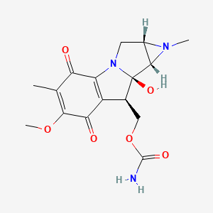 molecular formula C16H19N3O6 B1207037 丝裂霉素B CAS No. 4055-40-7