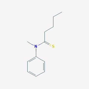 N-methyl-N-phenylpentanethioamide