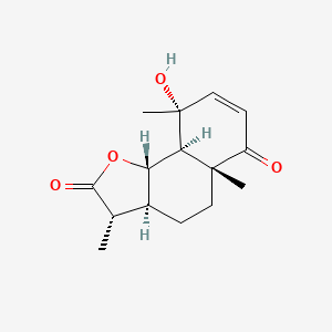 molecular formula C15H20O4 B1207042 Barrelin CAS No. 3162-56-9