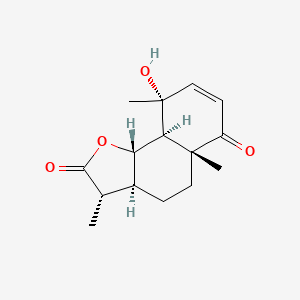 molecular formula C15H20O4 B1207042 Vulgarin CAS No. 3162-56-9