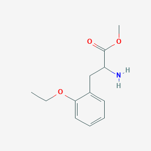 molecular formula C12H17NO3 B12070434 Methyl 2-amino-3-(2-ethoxyphenyl)propanoate 