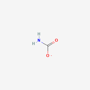 molecular formula CH2NO2- B1207046 碳酸酯 CAS No. 302-11-4
