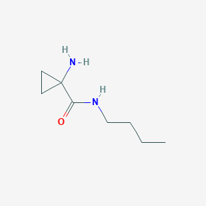molecular formula C8H16N2O B12070523 1-amino-N-butylcyclopropane-1-carboxamide 