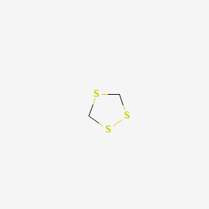 molecular formula C2H4S3 B1207055 1,2,4-Trithiolane CAS No. 289-16-7