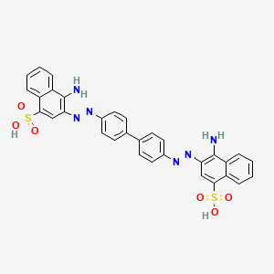 3,3'-(Biphenyl-4,4'-diyldidiazene-2,1-diyl)bis(4-aminonaphthalene-1-sulfonic acid)