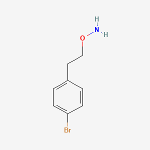 molecular formula C8H10BrNO B12070581 O-[2-(4-bromophenyl)ethyl]hydroxylamine 