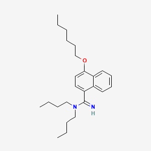 molecular formula C25H38N2O B1207059 Bunamidine CAS No. 3748-77-4