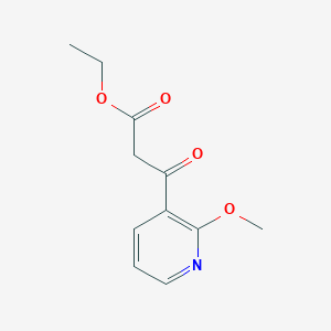 molecular formula C11H13NO4 B12070632 Ethyl 3-(2-methoxypyridin-3-yl)-3-oxopropanoate 