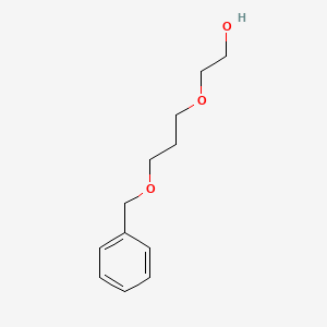 molecular formula C12H18O3 B12070642 Ethanol, 2-[3-(phenylmethoxy)propoxy]- CAS No. 178872-69-0