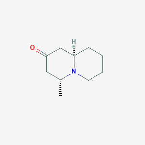 (4R,9aR)-4-methyl-1,3,4,6,7,8,9,9a-octahydroquinolizin-2-one
