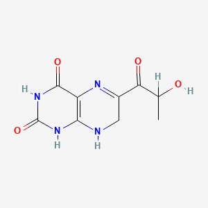 molecular formula C9H10N4O4 B1207073 Xanthopterin-B2 CAS No. 14331-49-8