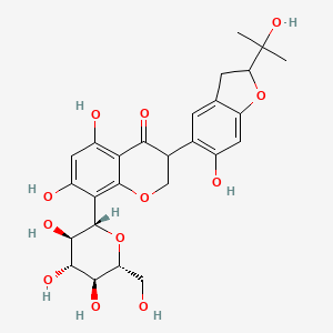 molecular formula C26H30O12 B1207080 Dalpanin CAS No. 37376-13-9