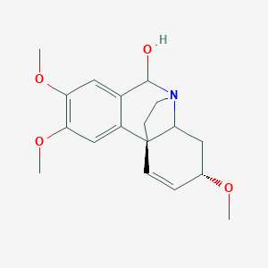 molecular formula C18H23NO4 B1207083 Papyramine 