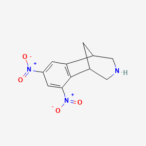 molecular formula C11H11N3O4 B12070850 Depyrazine 6,8-Dinitrophenyl Varenicline 
